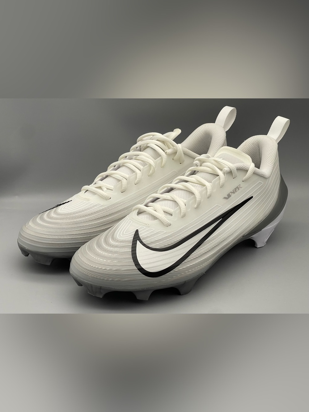 Nike Vapor Speed 3 Football Cleats White Silver FB3303-100 Men’s Size 12, 13 NEW